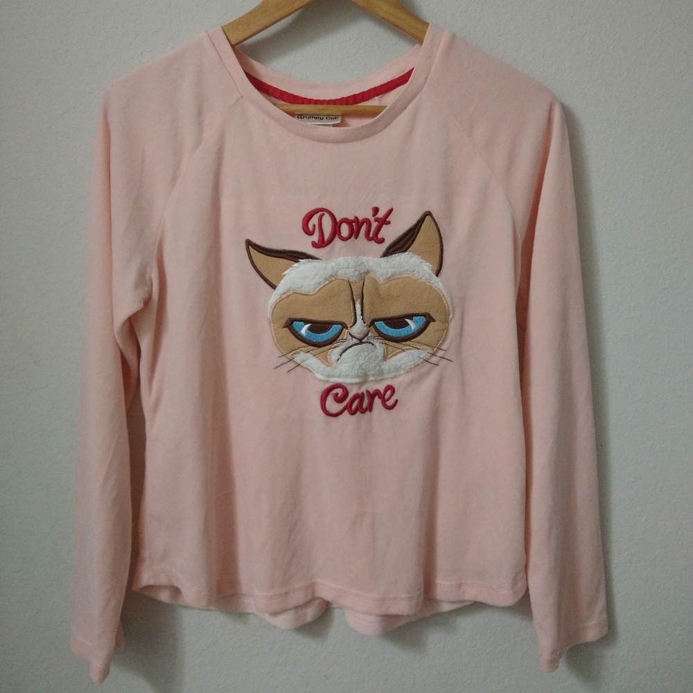 Junior's Grumpy Cat Pajama Top